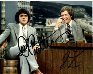 Jay Leno And David Letterman Signed Autographed The Tonight Show Photo