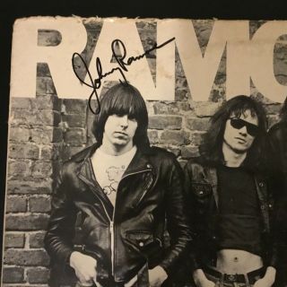 RAMONES by The Ramones LP Autographed Hand Signed 1st Record Joey Johnny Dee Dee 2