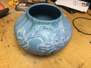 Door Pottery Vase Scott Draves retired Koi Vase,  arts & crafts 3