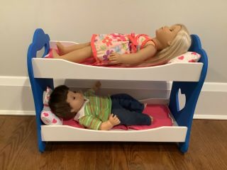 Olivia’s Little World Bunk Beds For 18 Inch Dolls Can Fit 15 Inch Bitty Baby’s