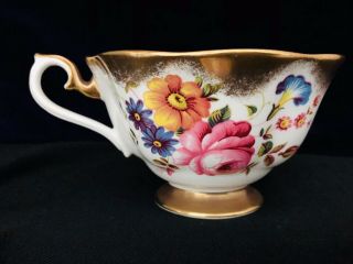 VTG.  ROYAL ALBERT TREASURE CHEST SERIES TEA CUP AND SAUCER ROSES WILD FLOWERS 3
