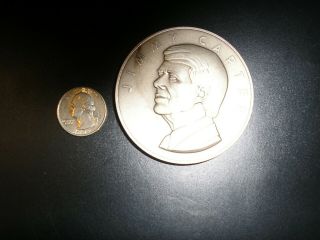 Jimmy Carter Inauguration Medal.  999 Fine Silver 6.  4 Metric Oz