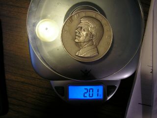 Jimmy Carter Inauguration Medal.  999 Fine Silver 6.  4 metric oz 2