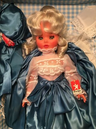 Vintage Alta Moda Furga Doll Made In Italy 56 Elena Gorgeous Big Eyes
