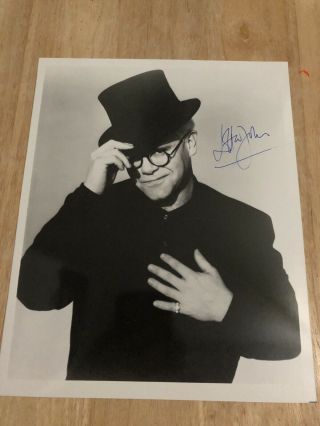 Elton John Signed 8x10 Photo (jsa)