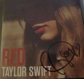 Taylor Swift Signed Red Cd Booklet