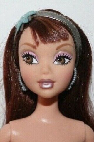 My Scene Barbie Doll Chelsea With Long Red Streaked Hair & Pierced Ears