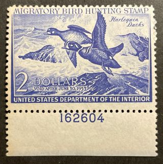Tdstamps: Us Federal Duck Stamps Scott Rw19 Nh Og Lightly Toned