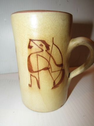 Vintage Signed Theo & Susan Harlander Brooklin Art Pottery Mug Canada