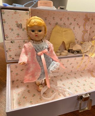 Vintage Vogue Ginny Doll 1950s With Case And