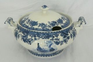 William James Farmyard Rooster Covered Soup Tureen -
