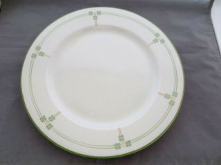 Tudor Rose Pattern Syracuse China Arts & Crafts / Stickley 9 " Dinner Plate 3