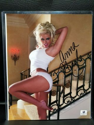 Anna Nicole Smith Signed 8x10 Photo Ga Authenticated