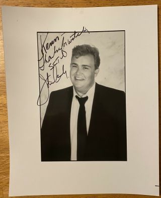 John Candy Signed Autographed 8x10 Photo Beckett Bas Letter Vintage Sctv Sig
