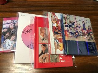 Twice&exid&aoa - All Member Autograph (signed) Promo Album Kpop [id: Destinie2dm]