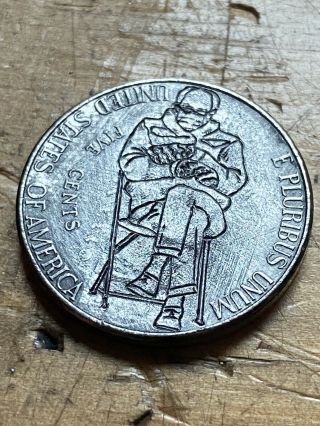 Bernie Sanders Chair Meme Hobo Nickel Hand Carved Coin Art