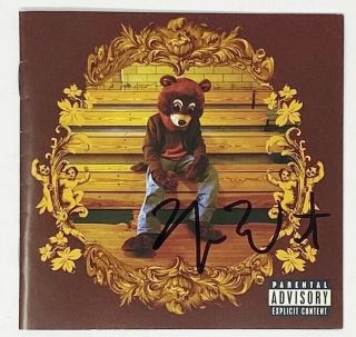 Kanye West Signed Late Registration Cd Album Early Autograph Yeezy