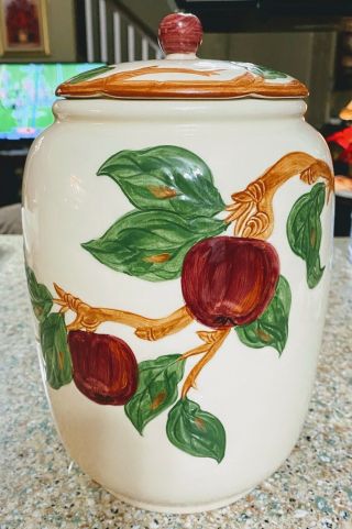 Franciscan Apple Cookie Jar Circa 1947 - 49 Canister