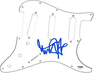 Michael J.  Fox Signed Autographed Electric Guitar Pickguard Psa/dna Aa18116