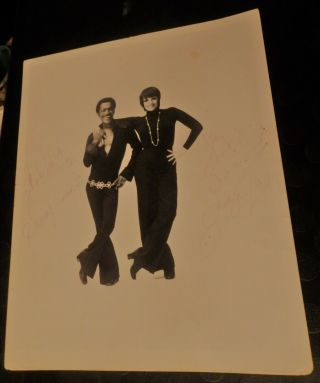 Sammy Davis And Liza Minnelli Signed Photo: Oceans 11/cabaret/cannonball Run