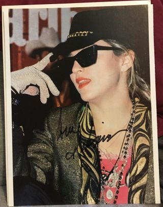 Madonna Superstar Hand Signed Autographed 8 X 10 Photo W/coa