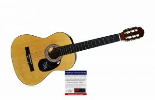 Erykah Badu Soulquarians Signed Acoustic Guitar W/psa Certificate Autograph Pg1