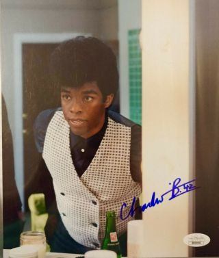Chadwick Boseman Get On Up James Brown Autographed Signed 8x10 Photo Jsa Loa
