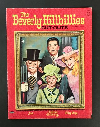 “the Beverly Hillbillies " 1964 Whitman Uncut Paper Dolls Vintage