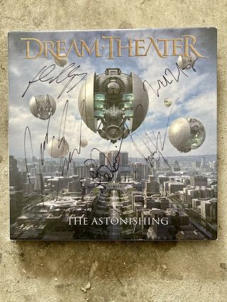 Dream Theater The Astonishing Vinyl Lp Signed Autographed