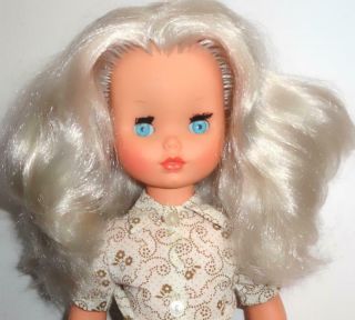 17 " Platinum Blonde Clothes & Shoes Furga Doll Vintage Italy 1960 