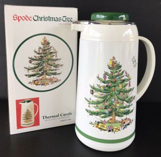 Spode Christmas Tree Thermal Carafe Insulated Coffee Pot