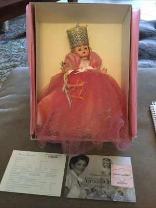 Vintage Madame Alexander Glinda The Good Witch 10” Box & Stand 75 Anniv