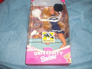 Michigan University Barbie Special Edition Officially Licensed Collegiate Produc