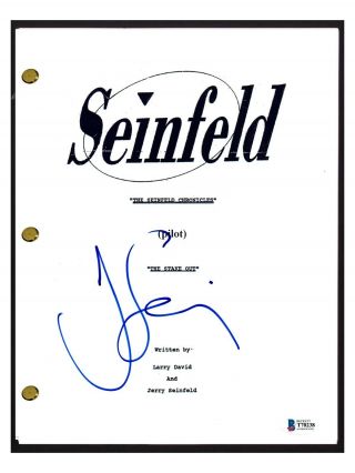 Jerry Seinfeld Signed Autograph Seinfeld Pilot Script Screenplay Beckett Bas