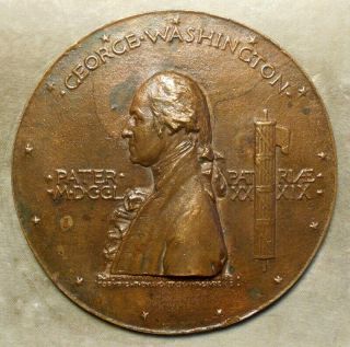 Augustus St Gaudens: George Washington Inaugural Centennial Medal 1889 Gw - 1135