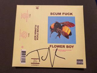 Tyler The Creator Signed Auto Scum F K Flower Boy Cd Booklet Plus Cd Psa