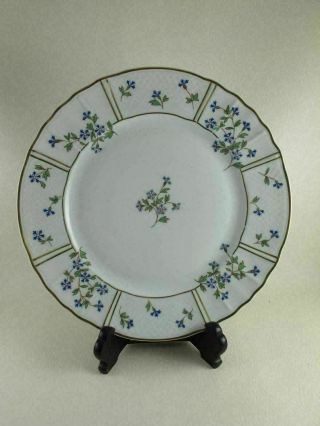 Bleuets By Bernardaud Limoges Porcelain 10 1/4 " Dinner Plate