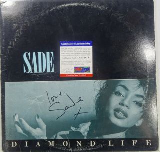Signed Sade Autographed Diamond Life Lp Certified Authentic Psa Ae18424