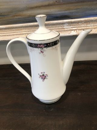 Vintage Royal Prestige Midnight Mood Tea Coffee Pot Rare Euc Black