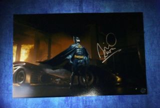 Michael Keaton Hand Signed Autograph 11x17 Photo Batman