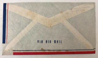 WWII Navy USS Libra AKA - 12 Letter Ominato Japan Stamp Sept 25 1945 2