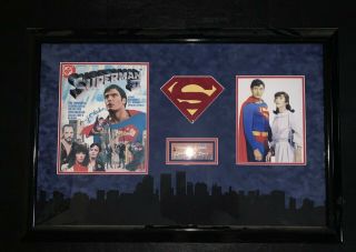 Superman - Christopher Reeve And Margot Kidder Signed Man One Of A Kind