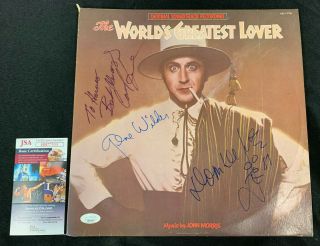 Gene Wilder/dom Deluise Signed Worlds Greatest Lover Soundtrack Album Jsa/coa