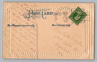 Weldon Spring Missouri Mo 1911 4 - Bar Cancel Dpo Lady Candlestick Phone Postcard
