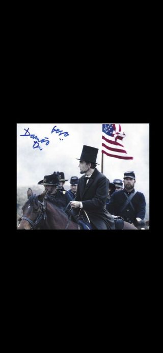 Daniel Day - Lewis Signed Lincoln 8x10 Psa/dna Loa