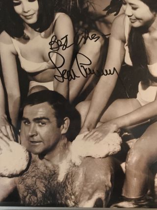 Signed Sean Connery Autograph James Bond W/ Best Wishes Inscription To His Fans