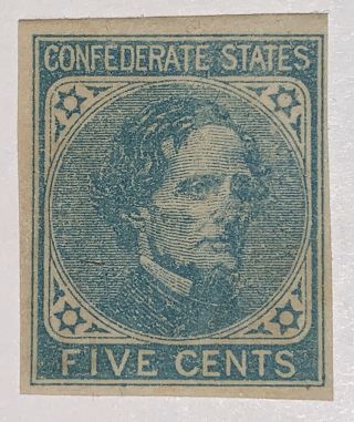 Travelstamps: United States Csa Confederate Stamp 7,  Ng Hinged