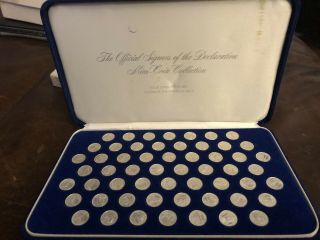 Signers Of The Declaration Of Independence Sterling Silver Mini Coin Set