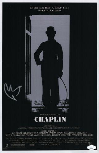 Robert Downey Jr Authentic Hand Signed 11x17 Chaplin In - Person Autograph Jsa