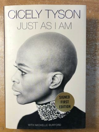 Signed Cicely Tyson Just As I Am 1st Edition Hard Cover Book
